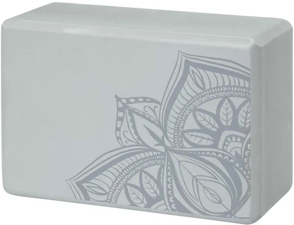 Gaiam Printed Yoga Block Battleship Point